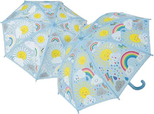 Load image into Gallery viewer, Floss & Rock Color Changing Umbrella - Sun and Clouds