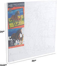 Load image into Gallery viewer, Anker Play Products Wild Horses Stretched Canvas Paint Kit x 20”