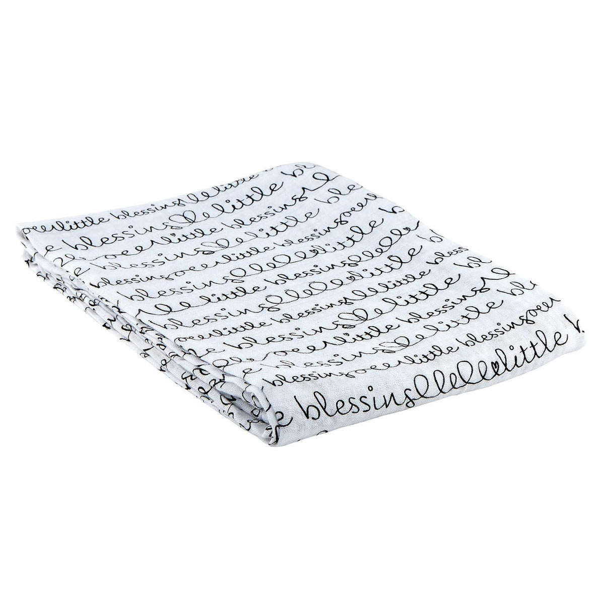 Stephan Baby Muslin Swaddle Blanket - Little Lamb Design, 45x45 Inches, Viscose & Cotton