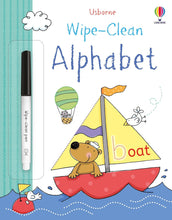 Load image into Gallery viewer, Usborne Wipe-Clean Activity Book: ALPHABET