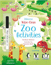 Load image into Gallery viewer, Usborne Wipe-Clean Activity Book: ZOO ACTIVITIES