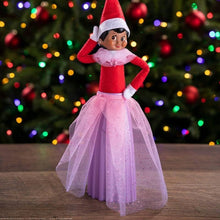 Load image into Gallery viewer, The Elf on The Shelf - Magi-Freeze Stand Up Complete Set: Cocoa to Go Barista, Polar Power Hero Set, Holiday Hipster, Retro Rad ’80s Gear, & Glitzy Gala Dress