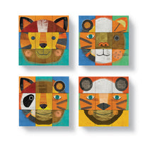 Load image into Gallery viewer, Crocodile Creek - Wild Kingdom Make-A-Face Puzzle Blocks