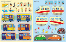 Load image into Gallery viewer, Usborne First Sticker Book - TRAINS
