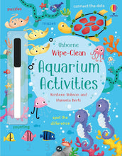 Load image into Gallery viewer, Usborne Wipe-Clean Activity Book: AQUARIUM ACTIVITIES