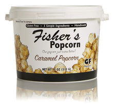 Load image into Gallery viewer, Fisher's Popcorn | Caramel Flavor | 11oz Tub