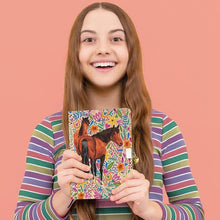 Load image into Gallery viewer, Crystal Art Diamond Painting Kit - DIY Diary with Lock & Keys: Horse Love