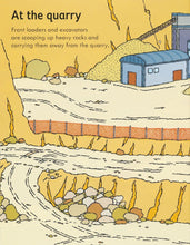 Load image into Gallery viewer, Usborne First Sticker Book - DIGGERS