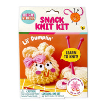 Load image into Gallery viewer, Bright Stripes - Snack Knit Kit: Lil' Dumplin