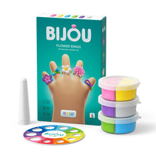 Load image into Gallery viewer, Hey Clay Bijou Flower Rings - Fat Brain Toys