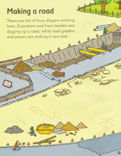 Load image into Gallery viewer, Usborne First Sticker Book - DIGGERS