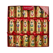 Load image into Gallery viewer, Robin Reed English Holiday Christmas Crackers - Heritage Nutcracker, 6 Count