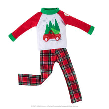 Load image into Gallery viewer, Elf On The Shelf Claus Couture Tree Farm PJ's (Scout Elf Not Included)