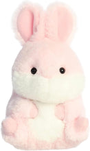 Load image into Gallery viewer, Aurora Rolly Pet Plush - Pink Bunny, 5"