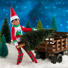 Load image into Gallery viewer, Elf on The Shelf Claus Couture New 2023 Set of 5: Tree Farm PJs, Ice Cream Party Dress, Polar Power Hero Set, Retro Rad '80s Gear, and Cool Kicks Sneaker Trio with Exclusive Joy Bag