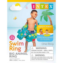Load image into Gallery viewer, Intex Animal Pool Ring Float: ALLIGATOR