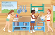 Load image into Gallery viewer, Usborne - Sticker Dolly Dressing Activity Book: Summer Camp