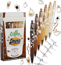 Load image into Gallery viewer, Scentco - Coffee Smens: Gourmet Coffee-Scented Gel Pens, Set of 6
