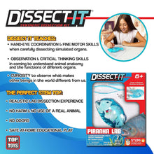 Load image into Gallery viewer, Top Secret Toys - Dissect It: A Synthetic Piranha Dissection Kit, LARGE