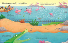 Load image into Gallery viewer, Usborne Wipe-Clean Activity Book: ZOO ACTIVITIES