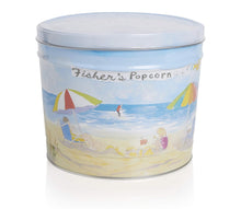 Load image into Gallery viewer, Fisher's Popcorn | Caramel Flavor | 2 Gallon Decorative Metal Tin (Copy)