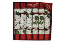 Load image into Gallery viewer, Robin Reed English Holiday Christmas Crackers - Bows and Berries, 12 Count