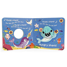 Load image into Gallery viewer, Baby Shark Chunky Board Book with Finger Puppet