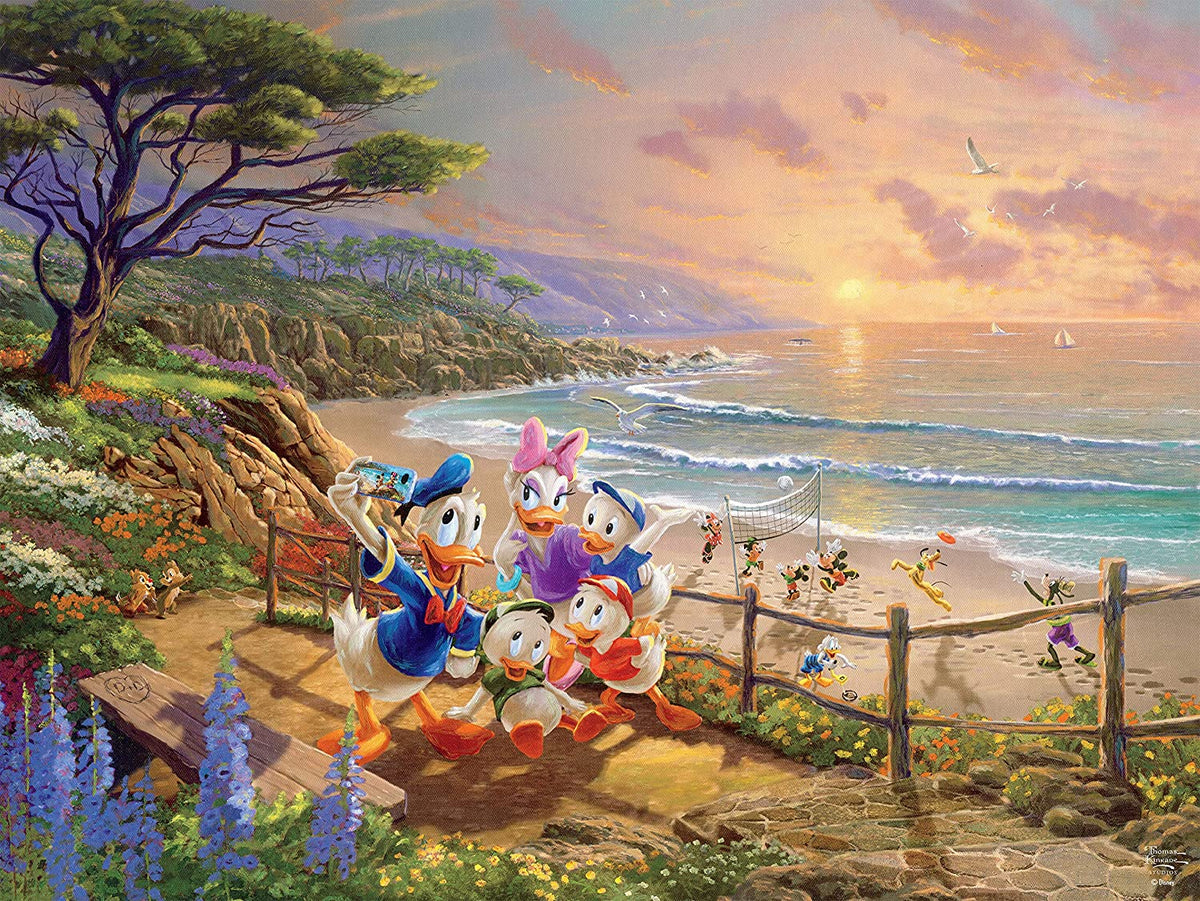 Thomas Kinkade Studios: Disney Dreams Collection - Donald and Daisy A Duck  Day Afternoon, 1.000 Teile Puzzle: jetzt bestellen!