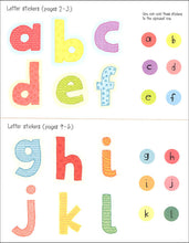 Load image into Gallery viewer, Usborne Get Ready for School Alphabet Sticker Book Paperback