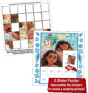 Disney's Moana Invisible Magic Ink and Sticker Set – Myriads Gifts