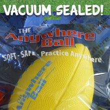 Load image into Gallery viewer, Thin Air Brands Anywhere Ball Brand Kids Foam Football - Super Soft for Junior Football - Yellow