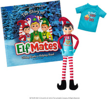 Load image into Gallery viewer, he Elf on the Shelf Elf Mates Chef Combo, Includes Elf Mates Chef Doll, Storybook, and T-Shirt