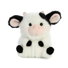 Load image into Gallery viewer, Aurora Rolly Pet Plush - Daisy Cow, 5"