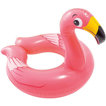 Load image into Gallery viewer, Intex Set 3 Animal Head Split Ring Pool Floats Bundle: Flamingo, Penguin, Duck