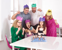 Load image into Gallery viewer, Robin Reed English Holiday Christmas Crackers - Racing Reindeer, 6 Count