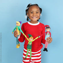 Load image into Gallery viewer, The Elf on the Shelf - Elf Mates Super Combo: 3 Elf Dolls and 3 Shirts, Light-Tone