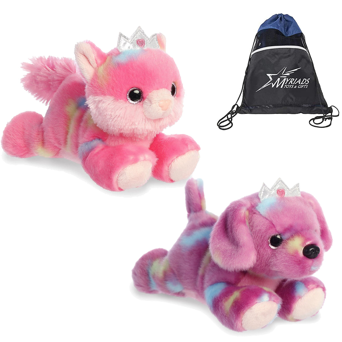Aurora - Bright Fancies Set of 2 Plush - 7 Princess Tutti Puppy and 7 –  Myriads Gifts