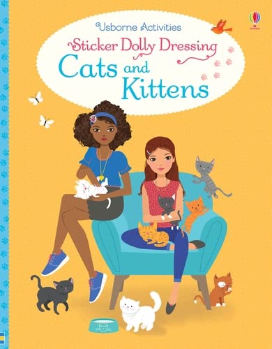 Usborne Sticker Dolly Dressing Cats and Kittens Activity Book