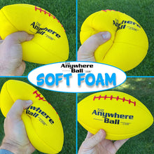 Load image into Gallery viewer, Thin Air Brands Anywhere Ball Brand Kids Foam Football - Super Soft for Junior Football - Yellow
