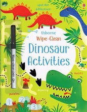 Load image into Gallery viewer, Usborne Wipe-Clean Activity Book: DINOSAUR ACTIVITIES