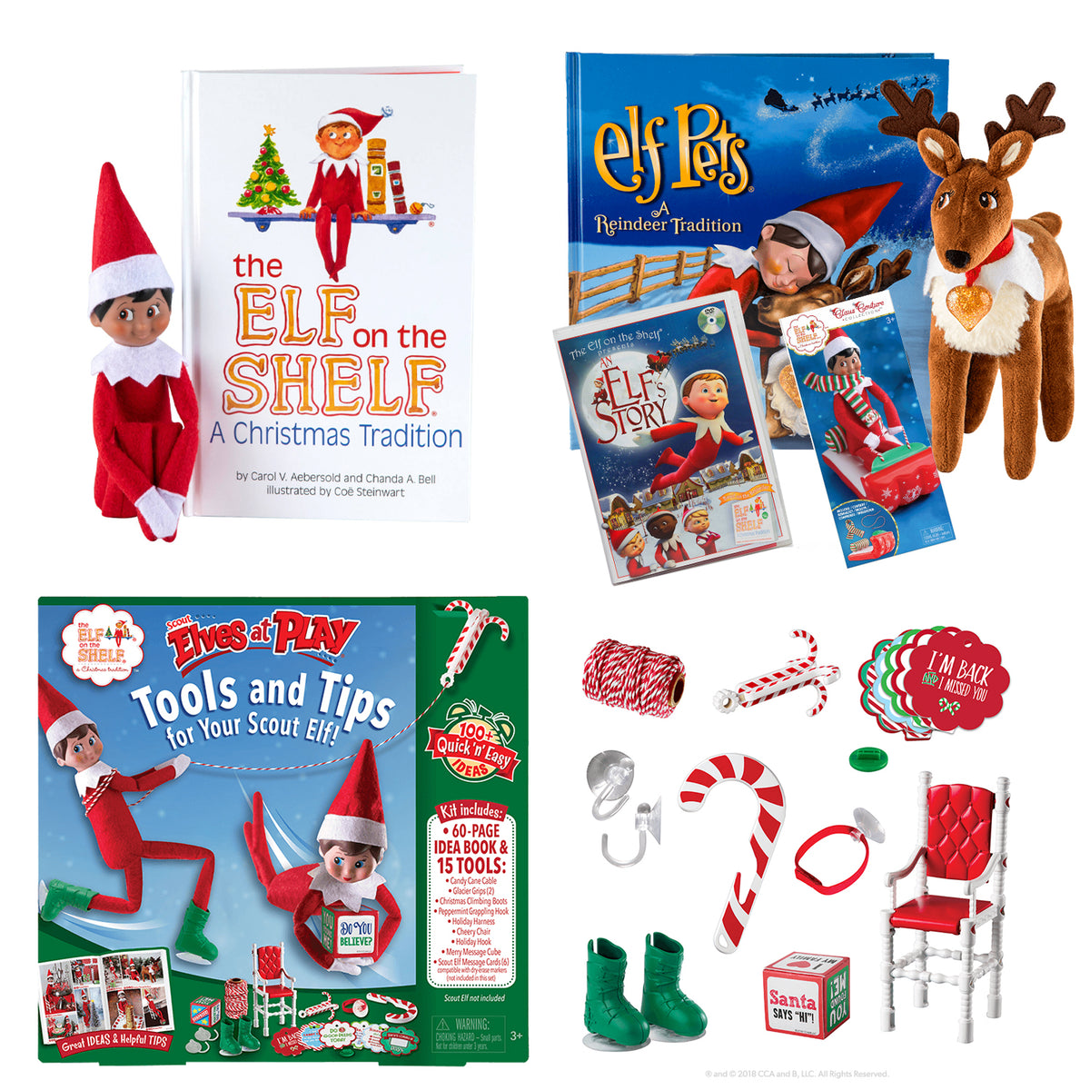 Elf On The Shelf Scout Elf and Christmas Tradition Box Set – Santa's Store:  The Elf on the Shelf®