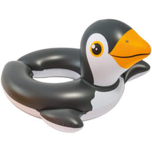 Load image into Gallery viewer, Intex Set 3 Animal Head Split Ring Pool Floats Bundle: Flamingo, Penguin, Duck