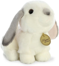 Load image into Gallery viewer, Aurora - Miyoni - 8" Lop Eared Rabbit with Grey Ears