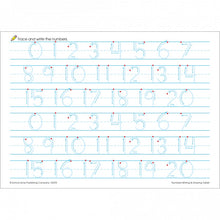 Load image into Gallery viewer, School Zone Numbers Writing & Drawing Tablet for Ages 3-7, 96 Pages by Joan Hoffman (Paperback)