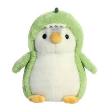 Load image into Gallery viewer, Aurora PomPom Penguin Plush - Dino, 7"