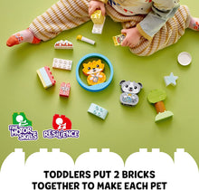 Load image into Gallery viewer, LEGO DUPLO My First Puppy & Kitten Building Toy with Sounds