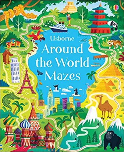 Around the World Mazes Paperback