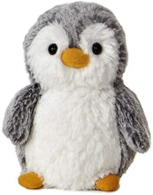 Load image into Gallery viewer, Aurora Pompom Mini Penguin Plush - Set of 4: Pink, Blue, Violet & Grey, 6"