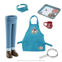 Load image into Gallery viewer, The Elf on the Shelf Claus Couture 2022 Cocoa to Go Barista (Elf Not Included)