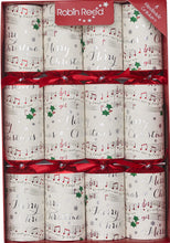 Load image into Gallery viewer, Robin Reed English Holiday Christmas Crackers - Chime Bars, 8 Count